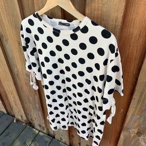 ZARA polka dot tunic